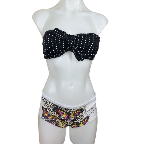 Heaven Scent Intimates White Panty MEDIUM Boyshort Butterfly Perfume Cotton NEW - Picture 3 of 6